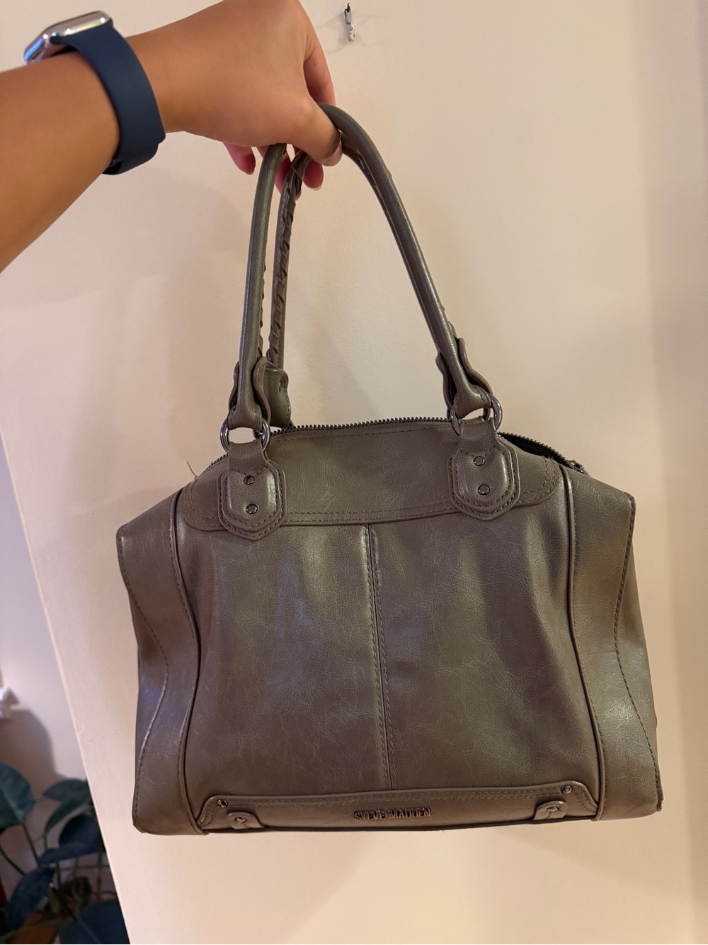 Steve Madden Y2K Green Satchel Handbag